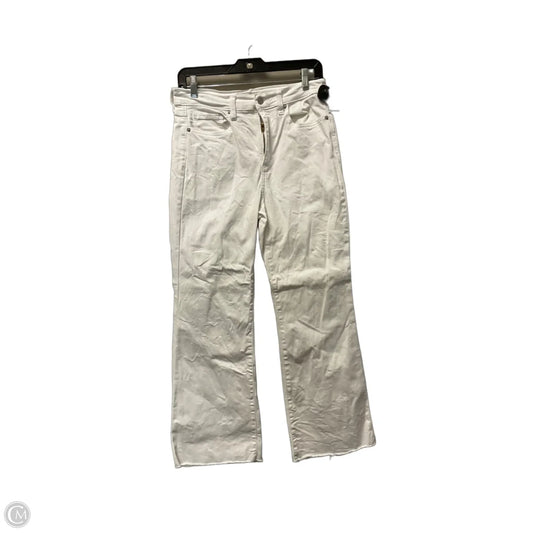 Jeans Straight By Sneak Peek In White Denim, Size: 6