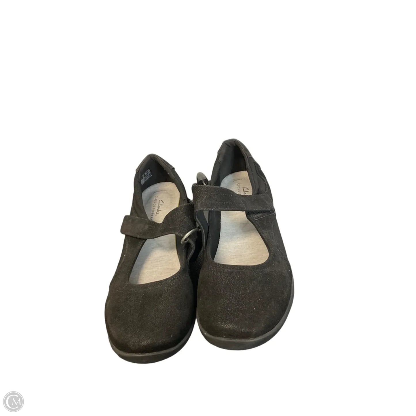 Shoes Flats By Clarks In Black, Size: 10