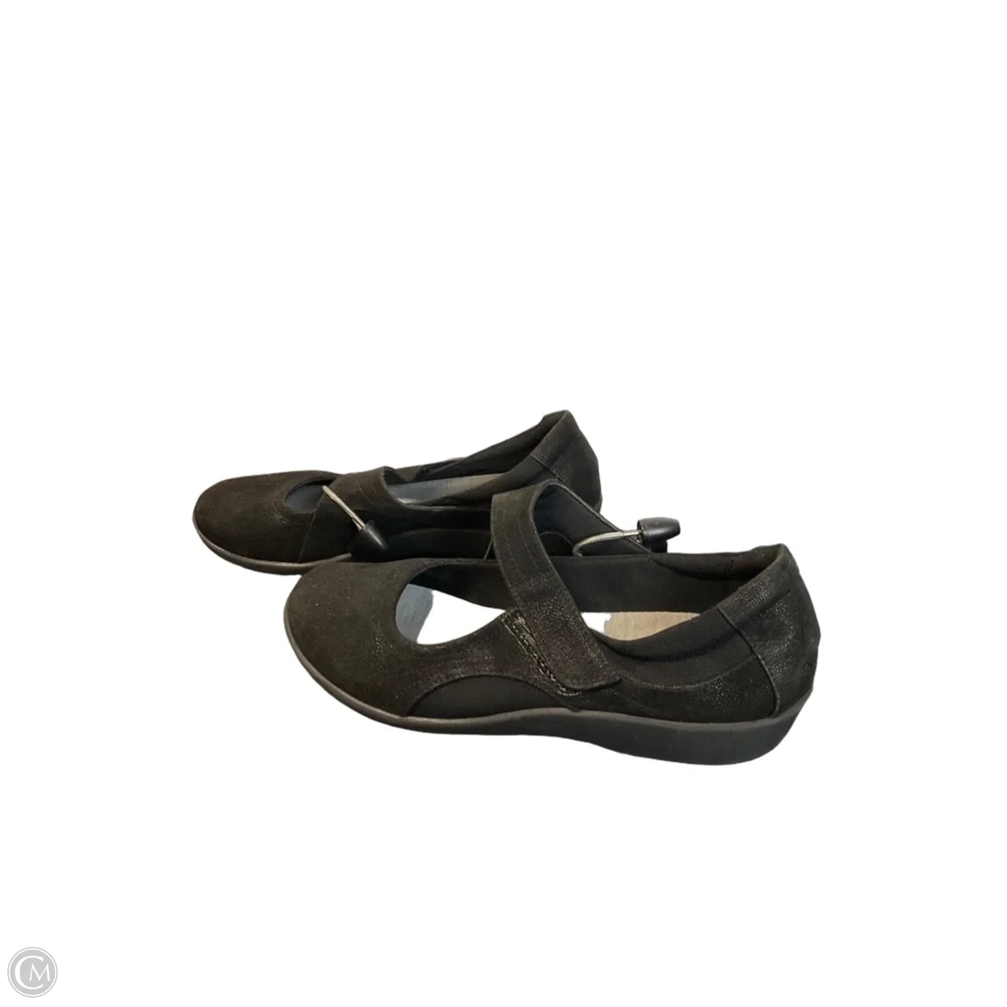 Shoes Flats By Clarks In Black, Size: 10