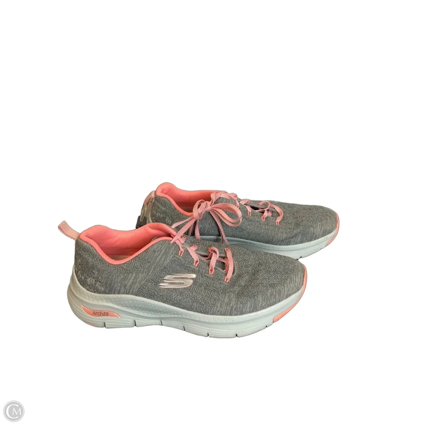 Shoes Athletic By Skechers In Grey, Size: 9.5