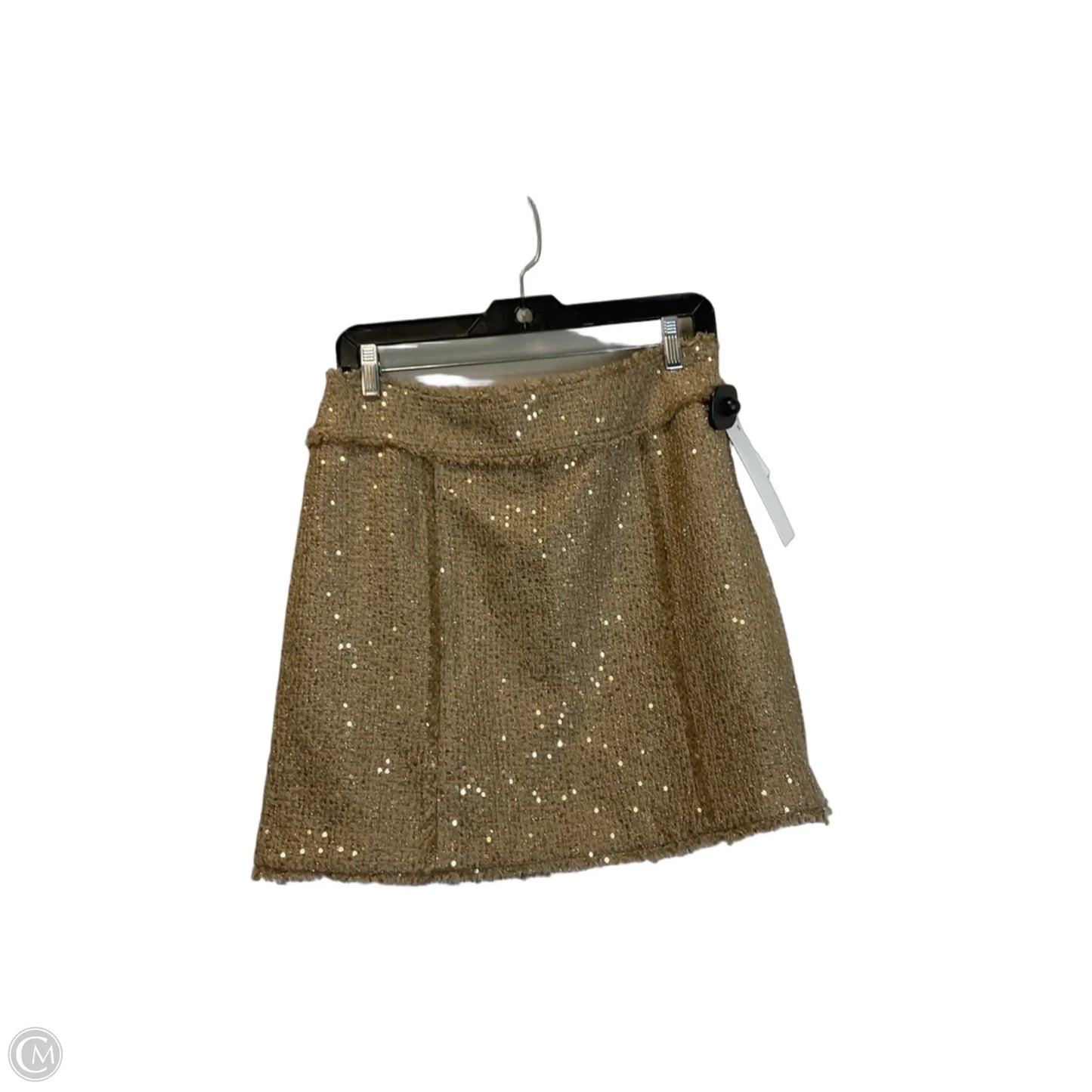Skirt Mini & Short By Michael By Michael Kors In Gold, Size: 8