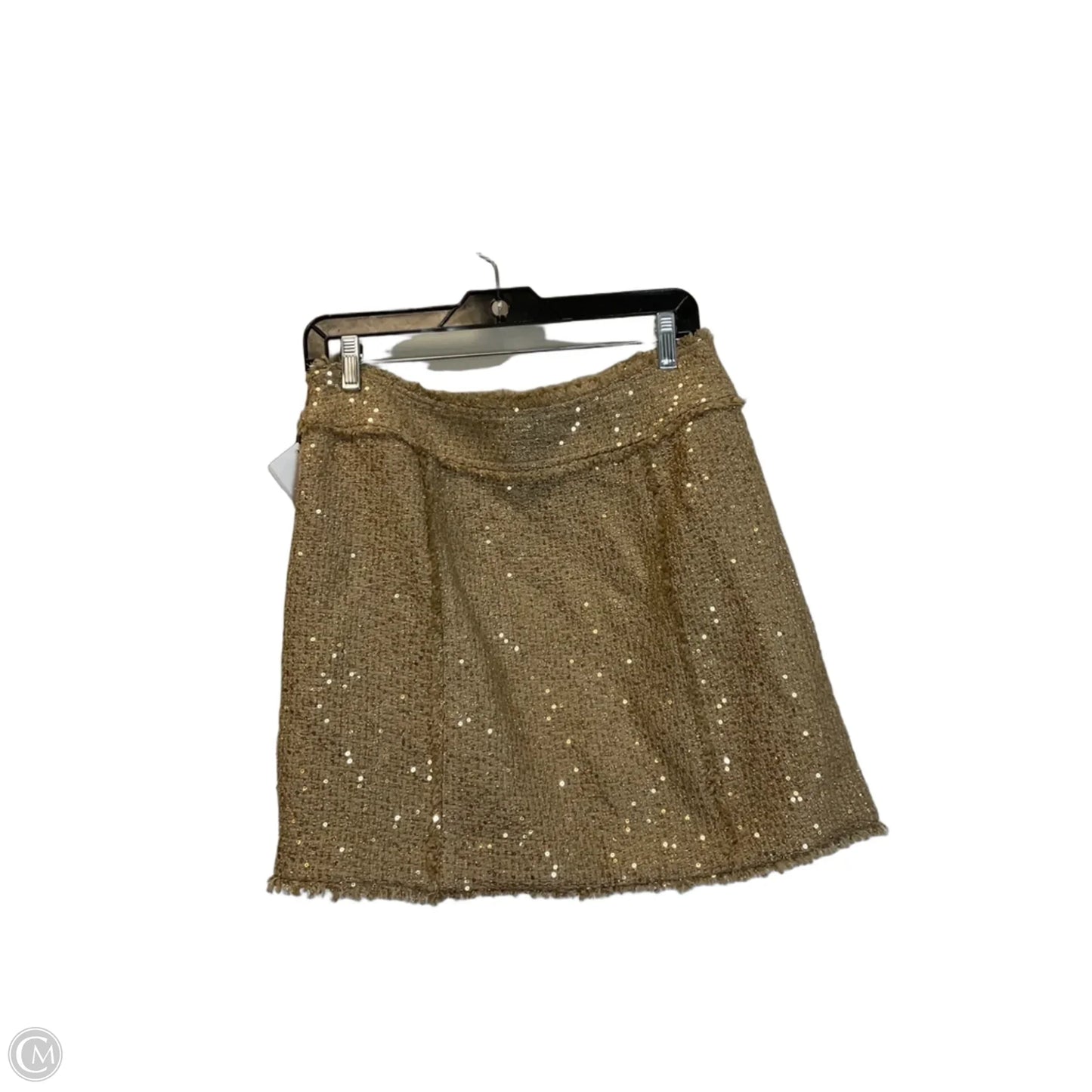 Skirt Mini & Short By Michael By Michael Kors In Gold, Size: 8