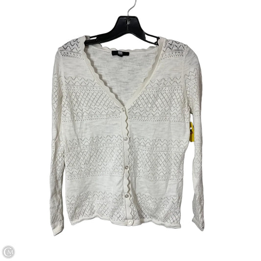 Top Long Sleeve Designer By Frye In White, Size: Small