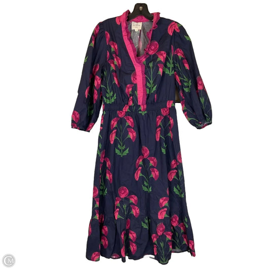 Dress Casual Maxi By Umgee In Green & Pink, Size: M