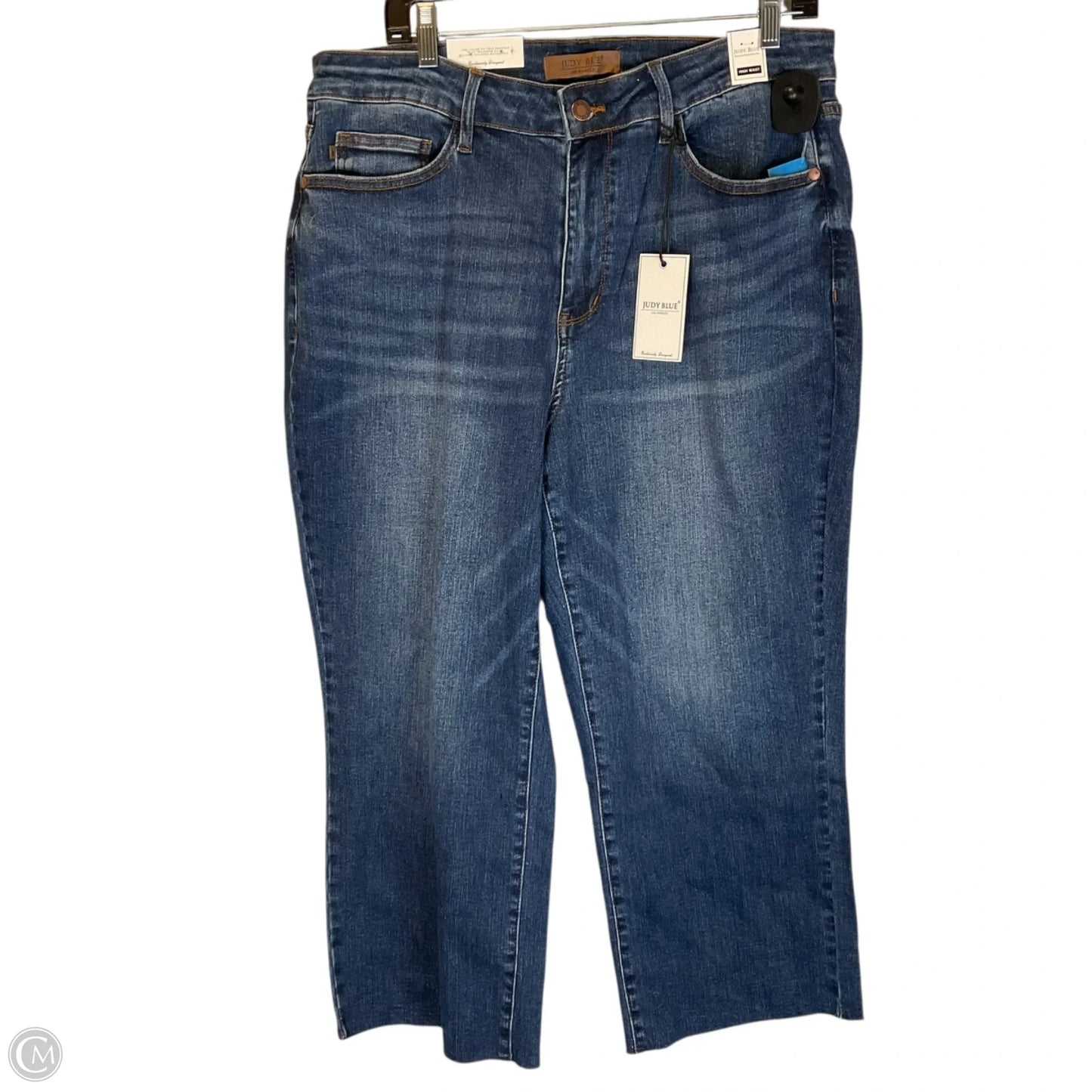 Jeans Wide Leg By Judy Blue In Blue Denim, Size: 18