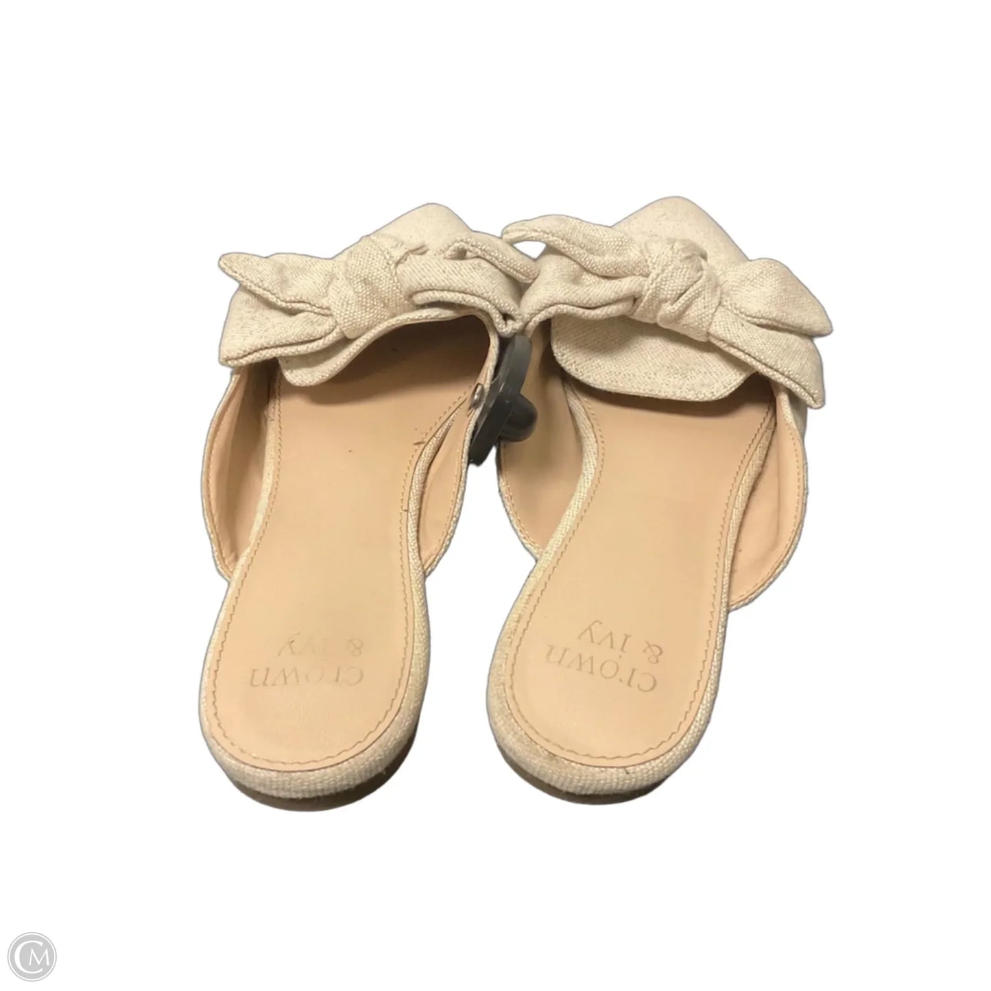 Shoes Flats By Crown And Ivy In Cream, Size: 9