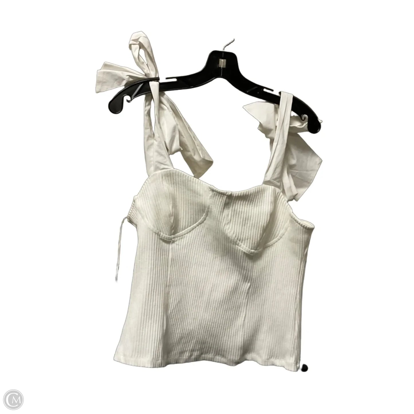 Top Sleeveless By Maeve In White, Size: L