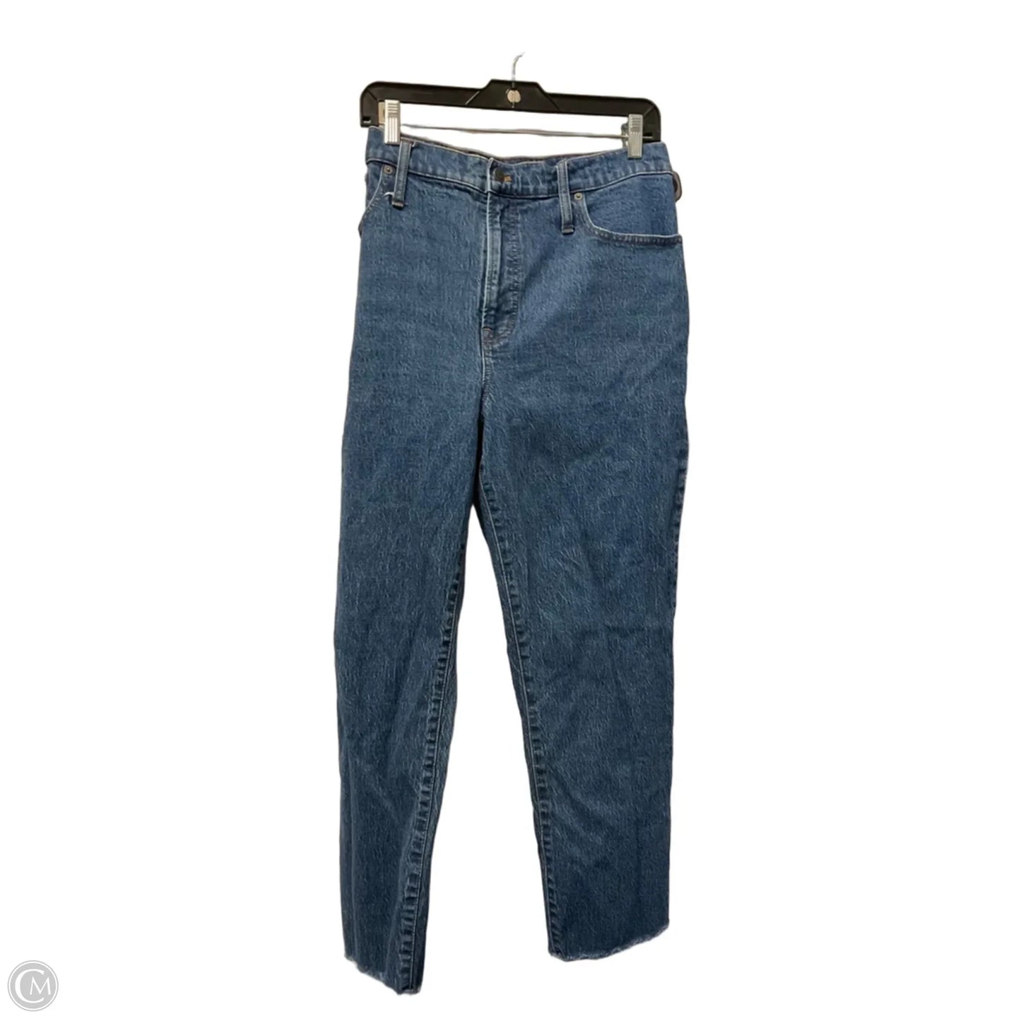 Jeans Straight By Madewell In Blue Denim, Size: 16