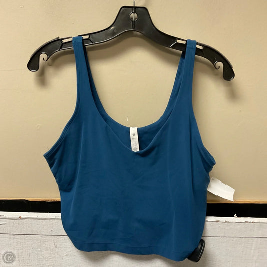 Athletic Bra By Lululemon In Green, Size: 12