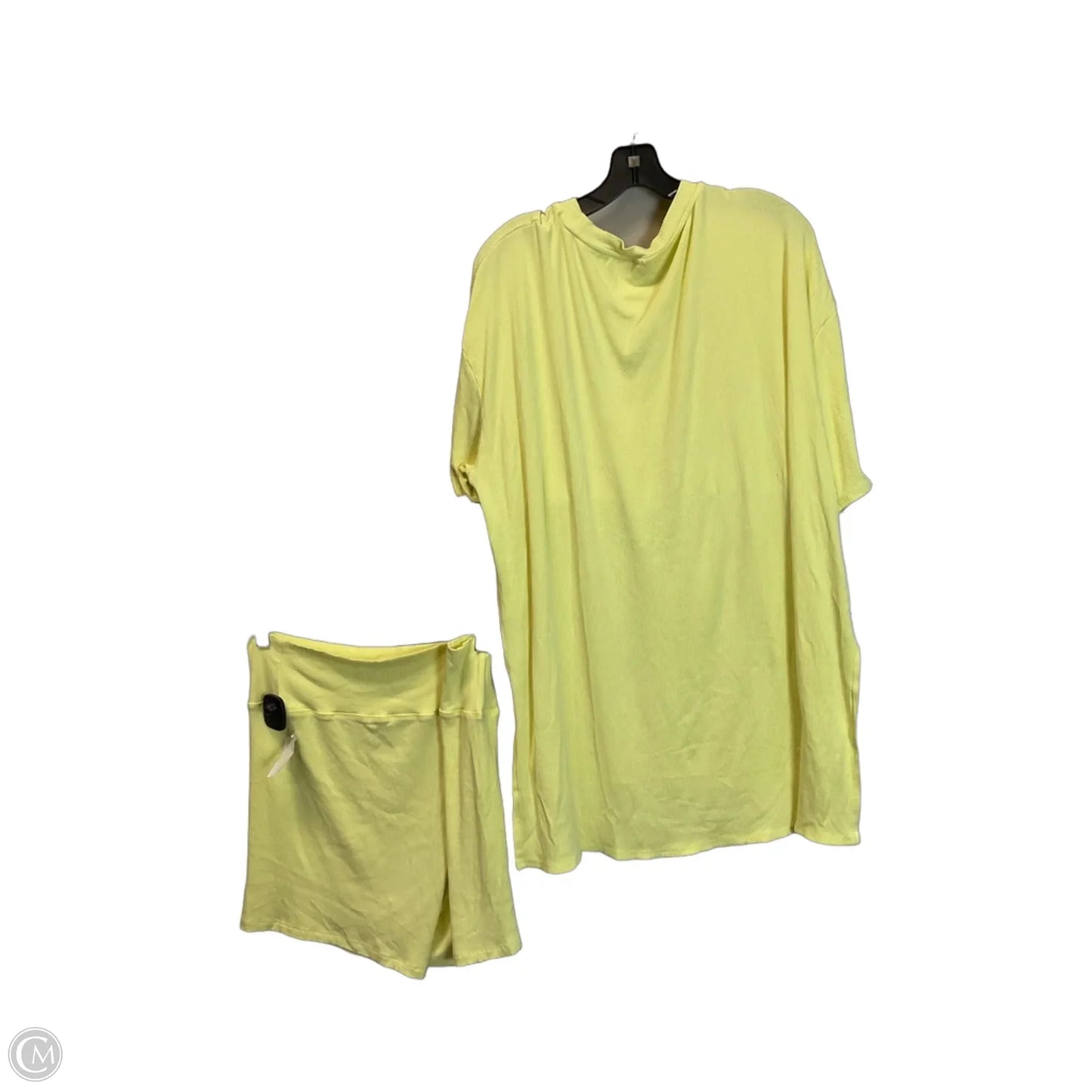 Shorts Set By Clothes Mentor In Yellow, Size: 2x