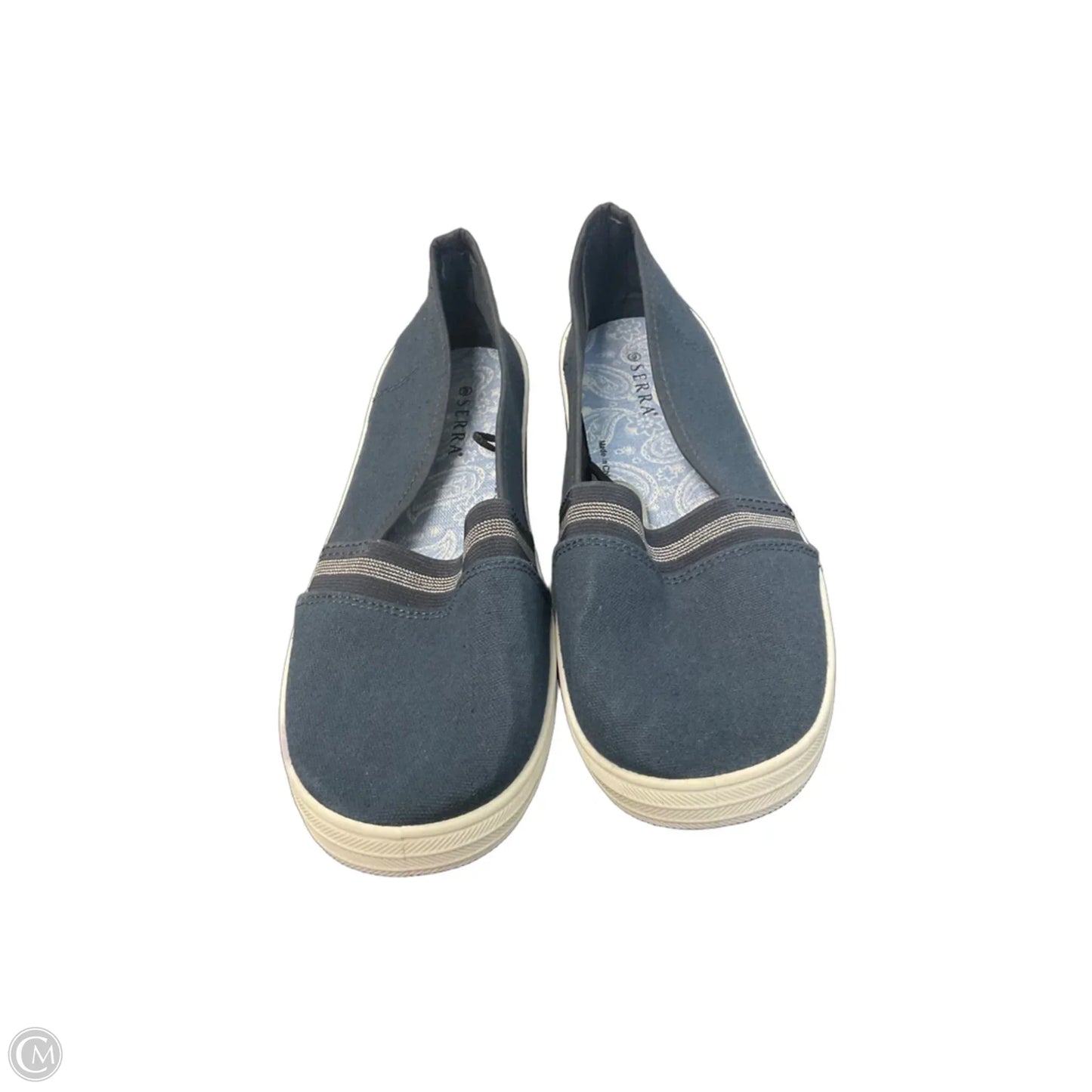 Shoes Flats By Serra In Blue, Size: 9