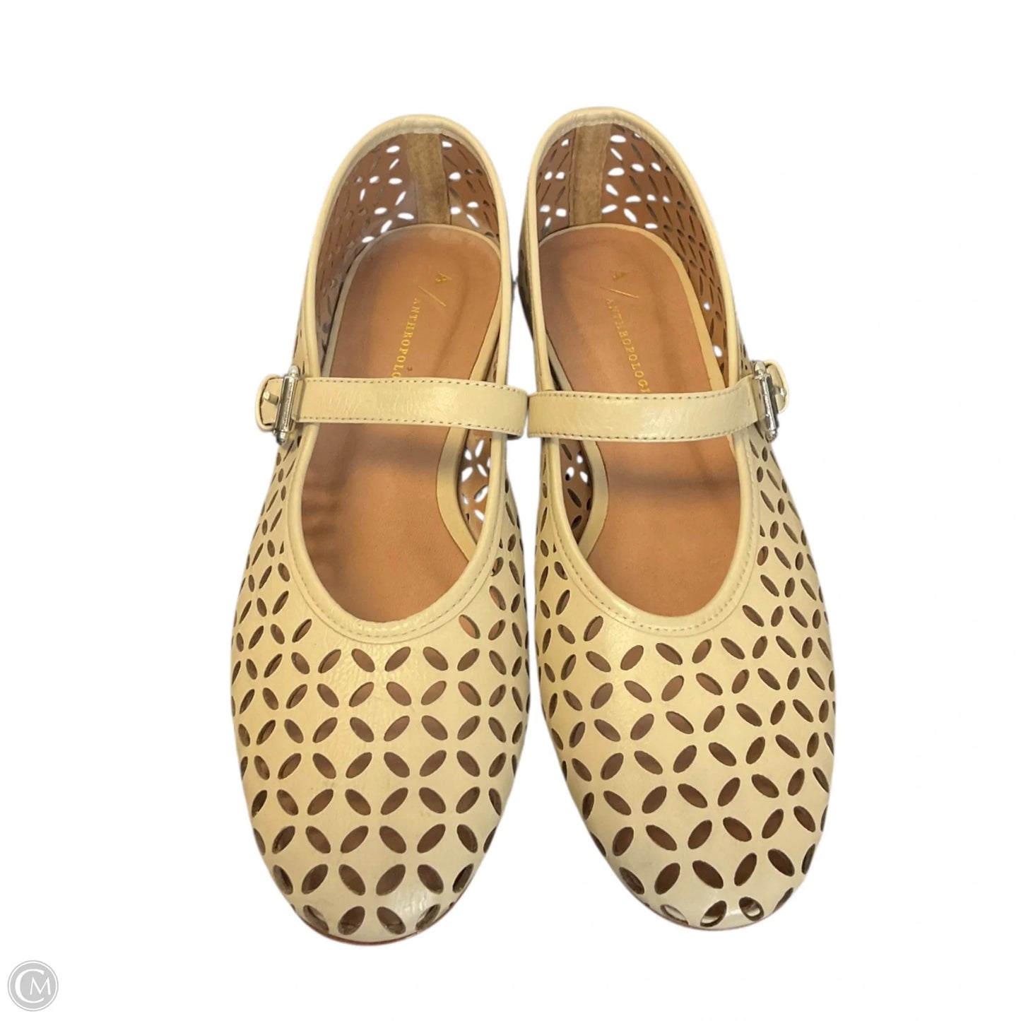 Shoes Flats By Anthropologie In Beige, Size: 6.5