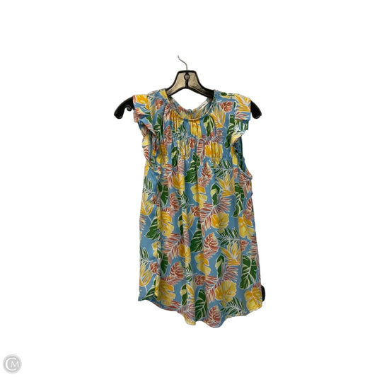 Top Sleeveless By Pleione In Blue, Size: M