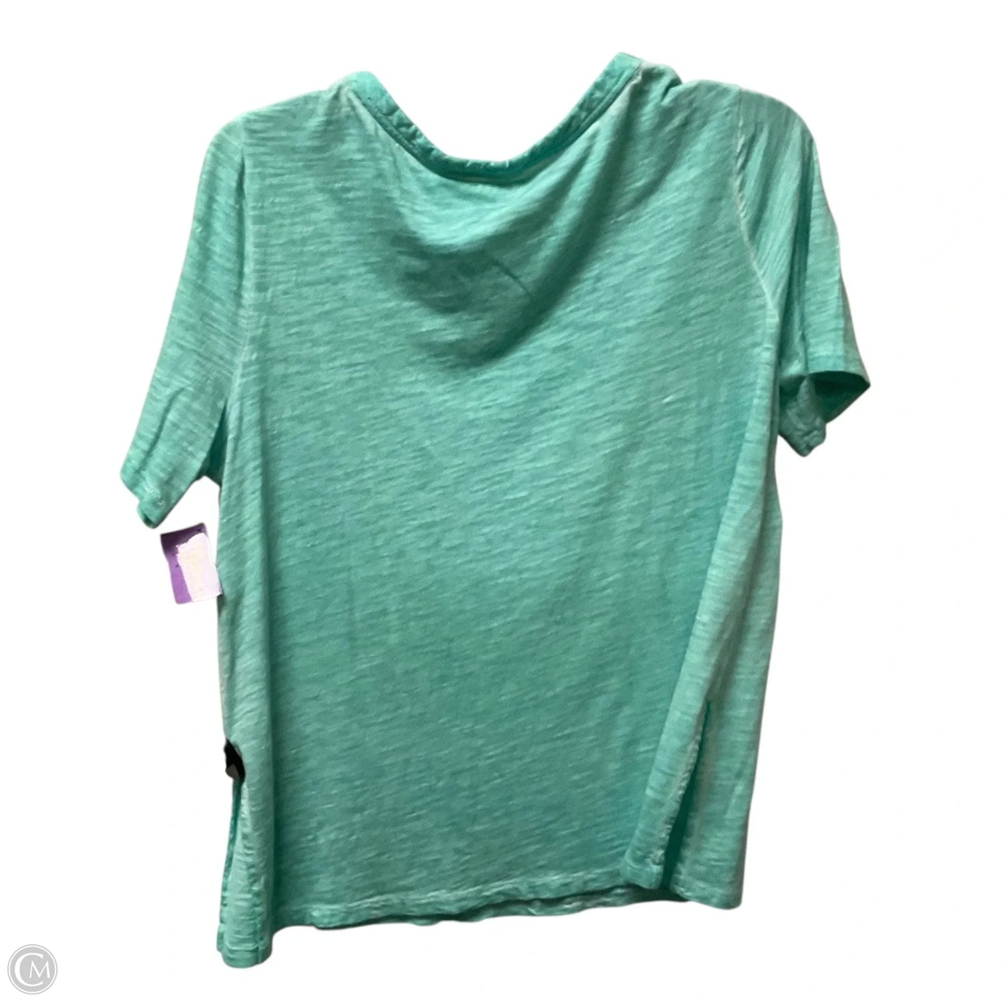 Top Short Sleeve By Chicos In Teal, Size: M
