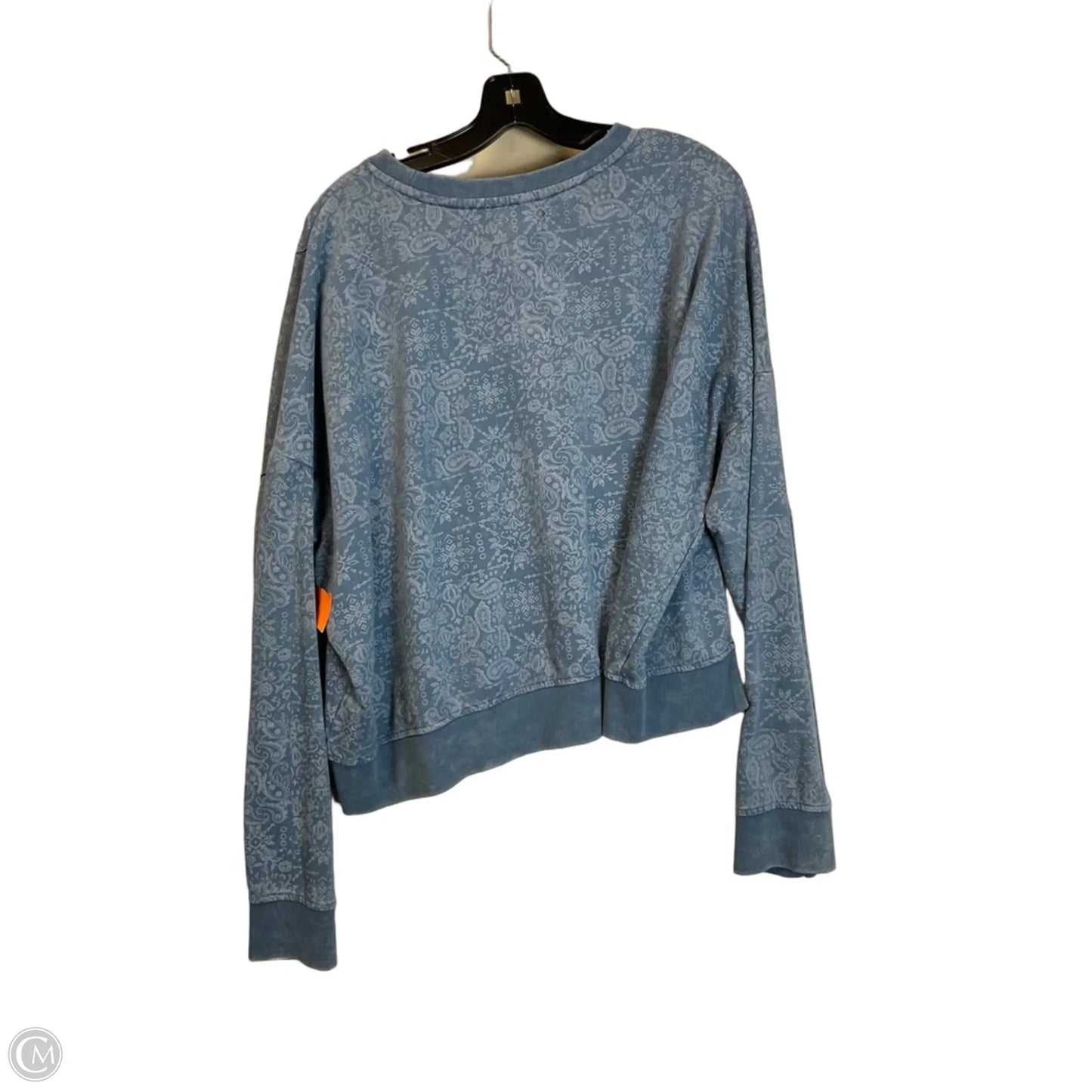 Top Long Sleeve Basic By Rock & Roll In Blue, Size: Xxl
