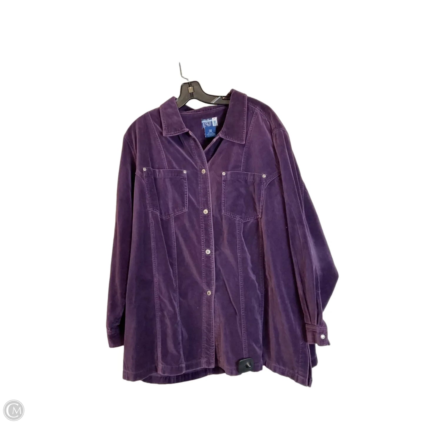 Jacket Other By Clothes Mentor In Purple, Size: Xxl
