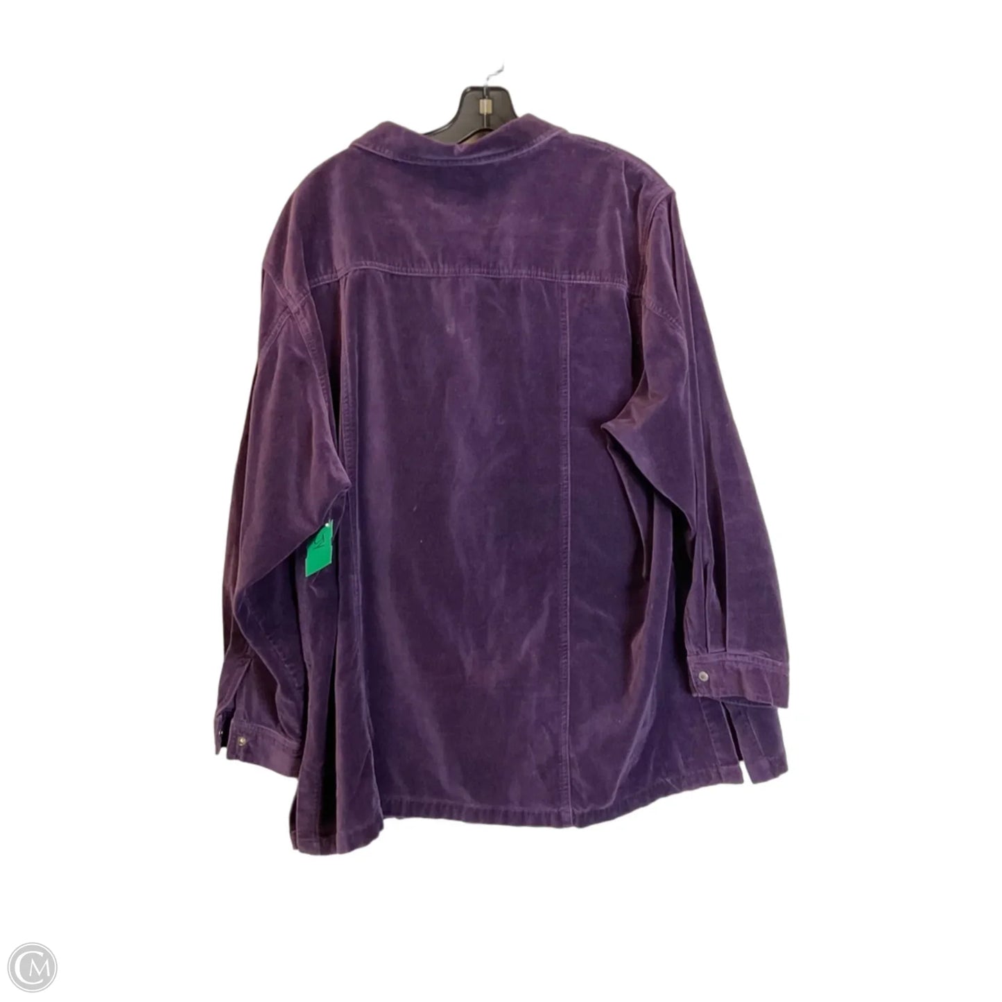 Jacket Other By Clothes Mentor In Purple, Size: Xxl