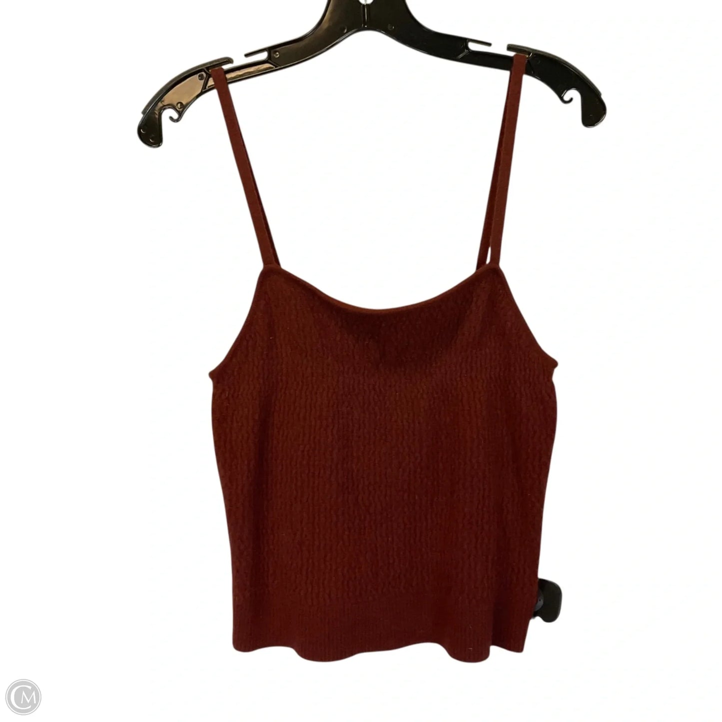Top Sleeveless By Maeve In Brown, Size: M
