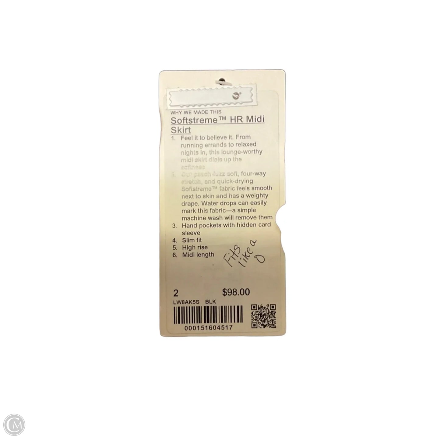 Skirt Midi By Lululemon In Grey, Size: 2