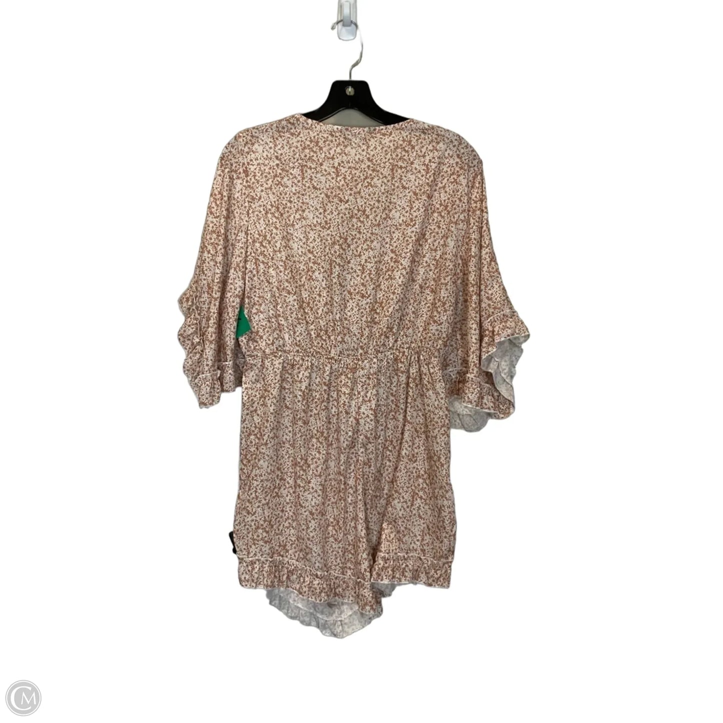 Romper By Simplee In Tan, Size: L