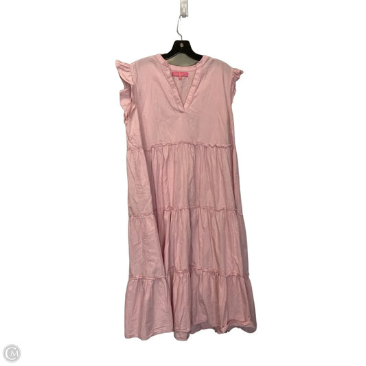 Dress Casual Maxi By Simply Southern In Pink, Size: M