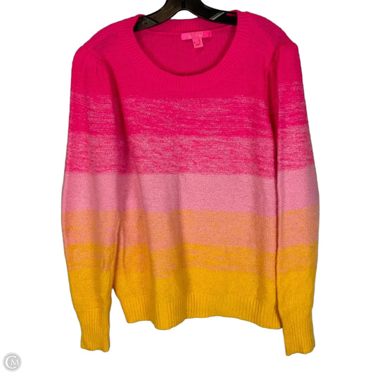 Sweater Designer By Lilly Pulitzer In Pink, Size: Xl
