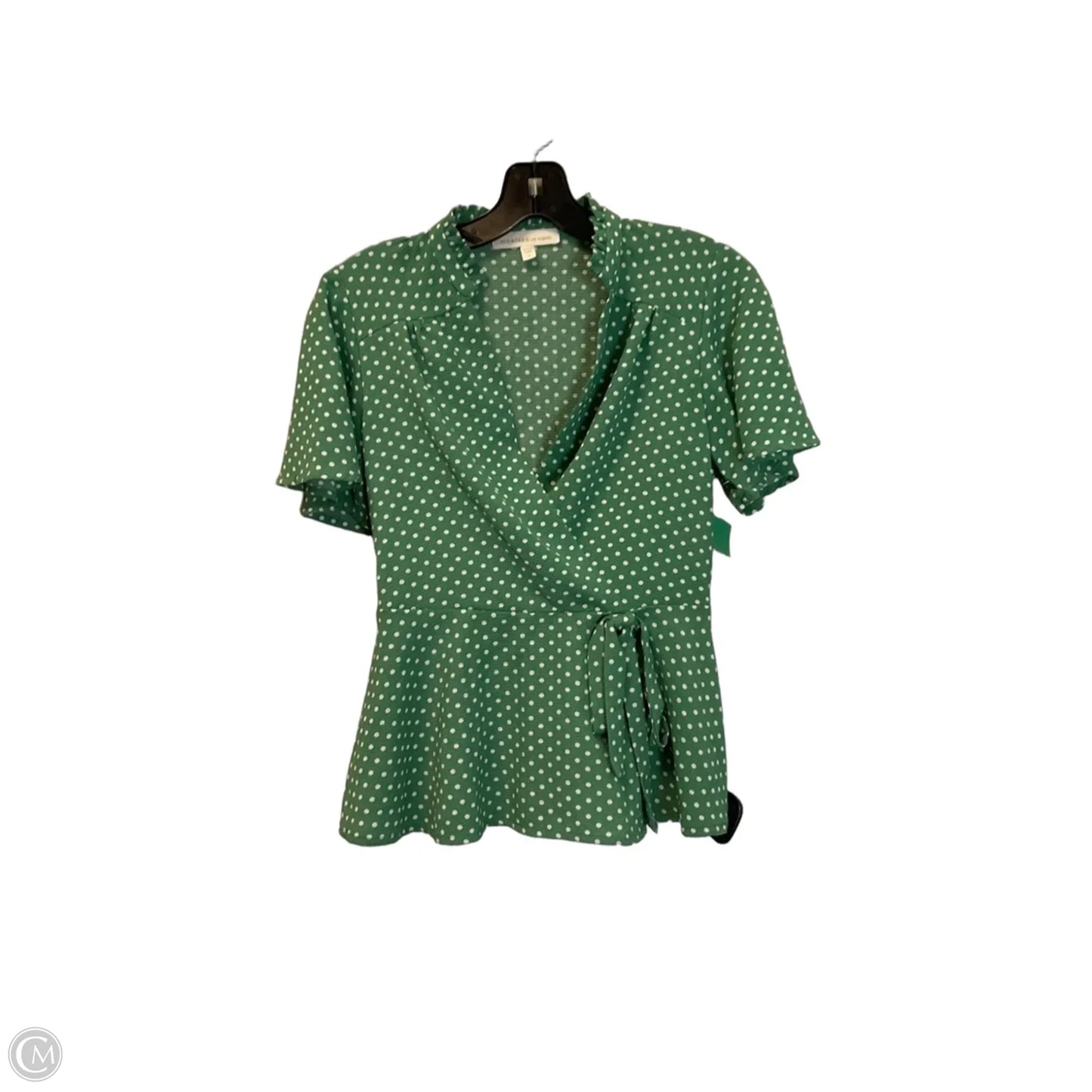 Top Short Sleeve Basic By Monteau In Green, Size: S