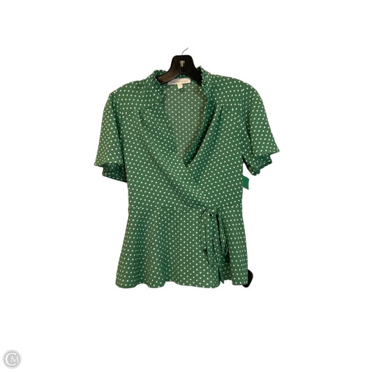 Top Short Sleeve Basic By Monteau In Green, Size: S