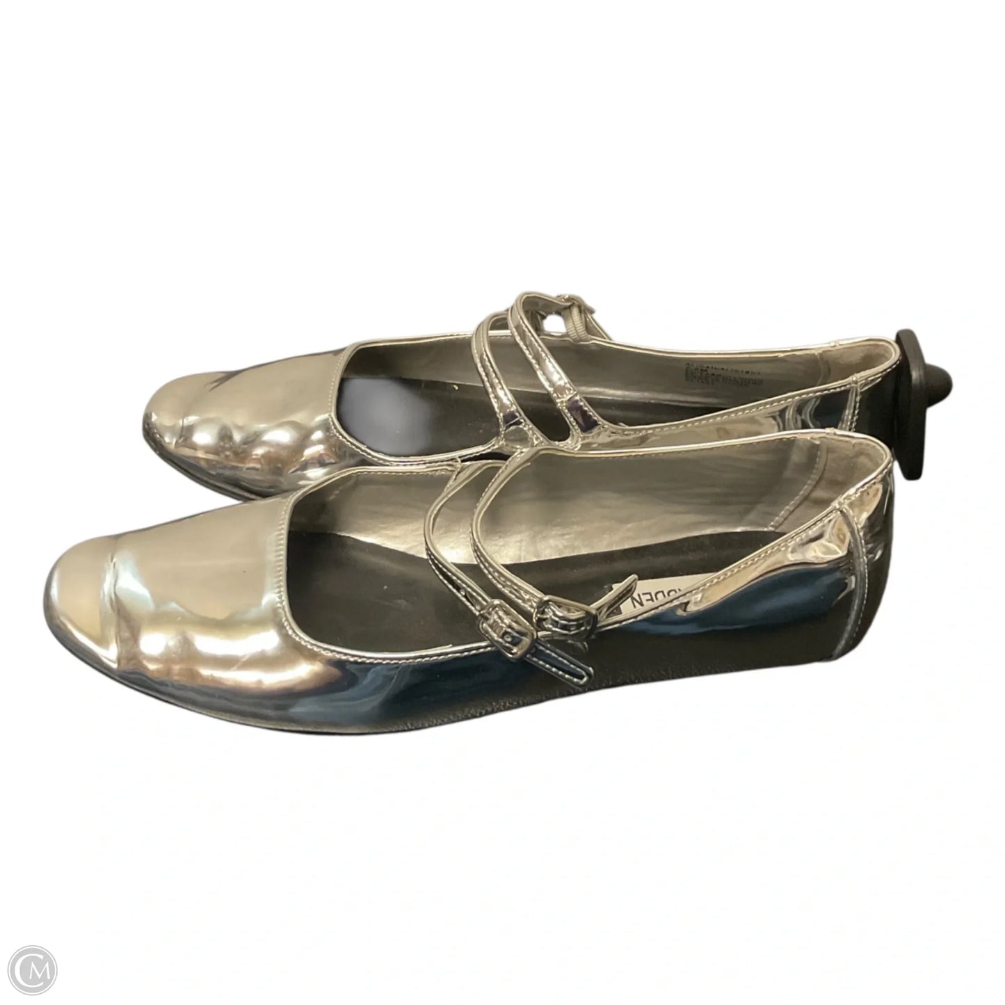 Shoes Flats By Steve Madden In Silver, Size: 7.5