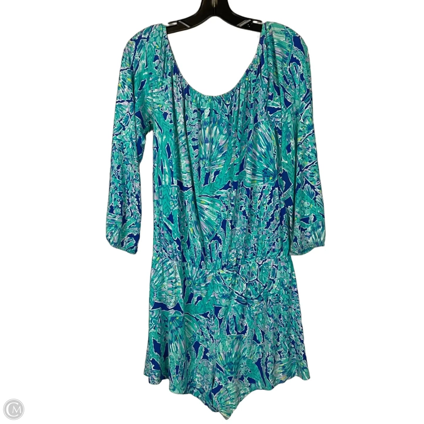 Romper Designer By Lilly Pulitzer In Blue, Size: M
