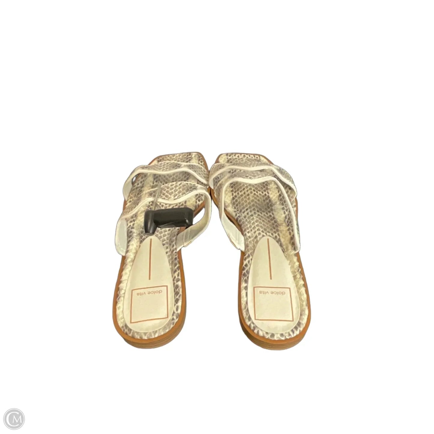 Sandals Flats By Dolce Vita In Animal Print, Size: 8
