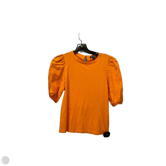 Top Short Sleeve Basic By J. Crew In Orange, Size: Xxs