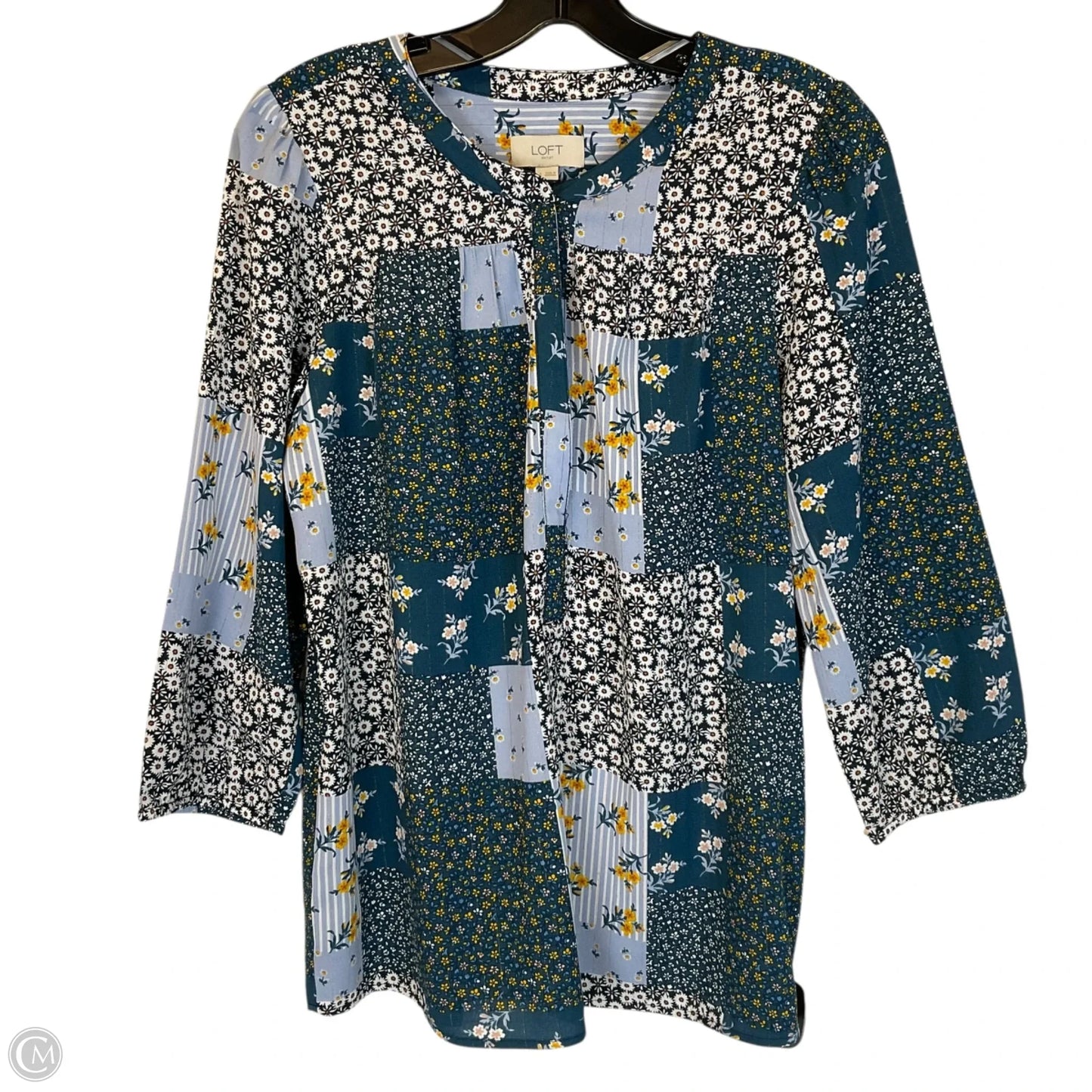 Top Long Sleeve By Loft In Blue, Size: S