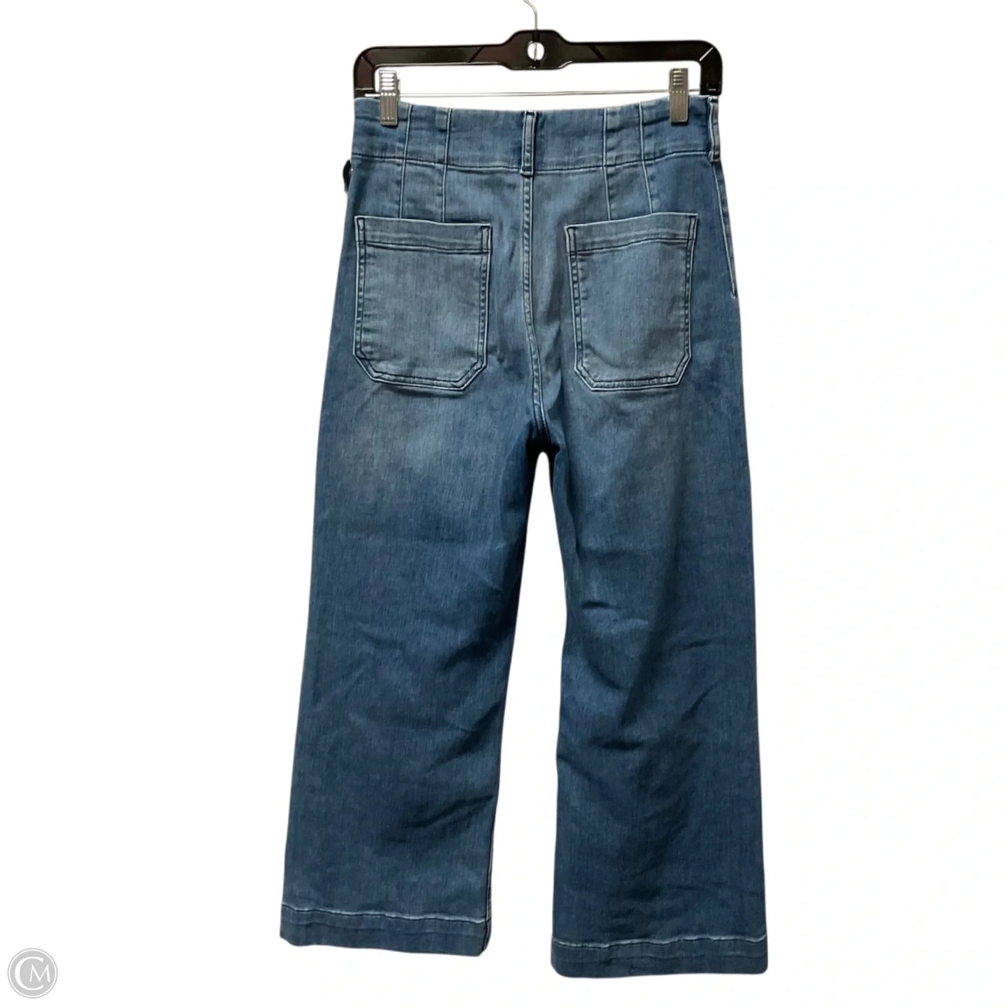 Jeans Wide Leg By Maeve In Blue Denim, Size: 4