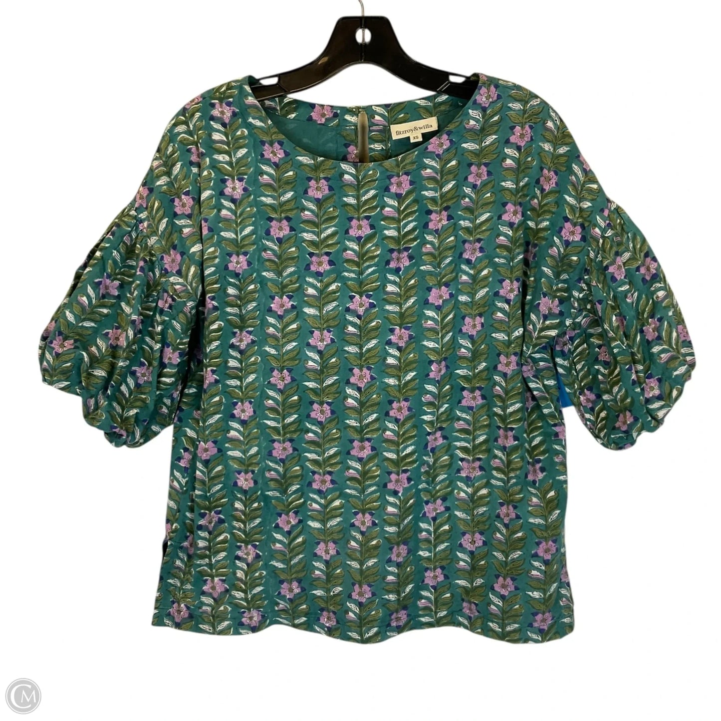 Top Short Sleeve By Clothes Mentor In Green, Size: Xs