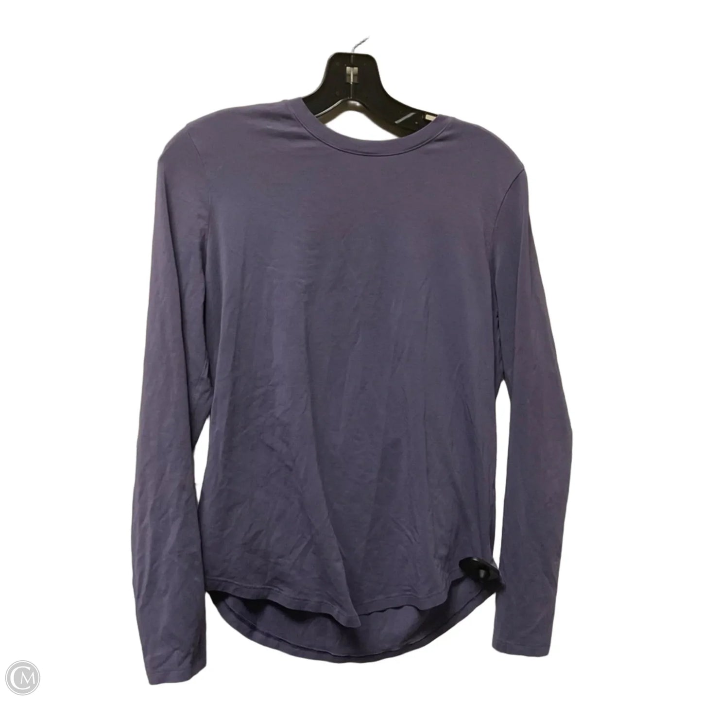 Athletic Top Long Sleeve Crewneck By Lululemon In Purple, Size: Xs