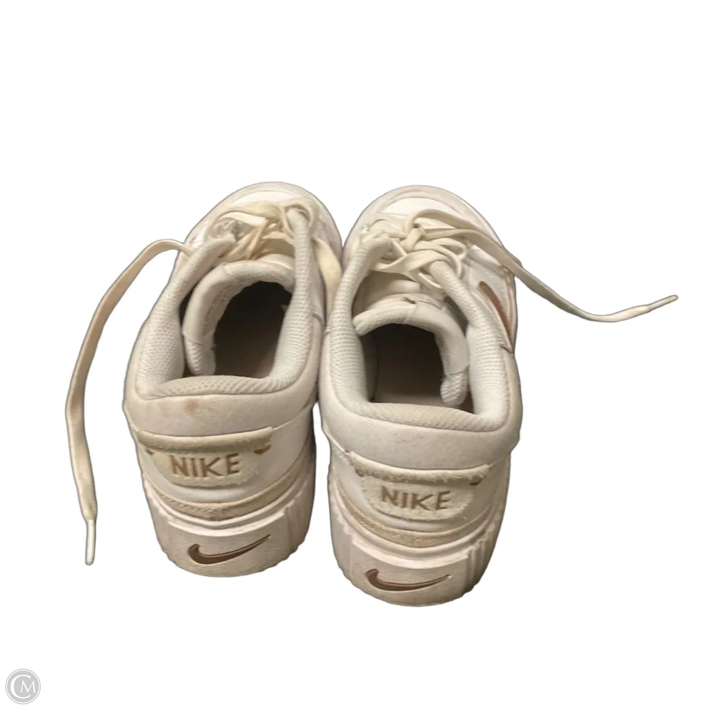 Shoes Athletic By Nike In Cream, Size: 6