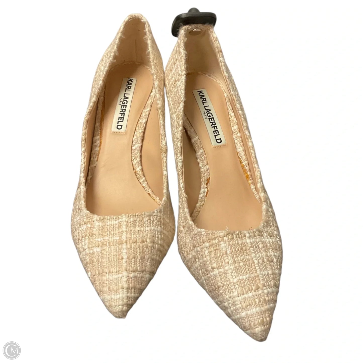 Shoes Designer By Karl Lagerfeld In Tan, Size: 8