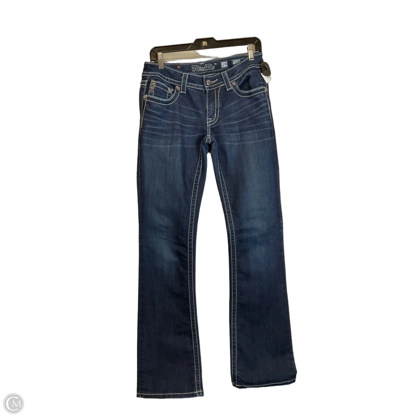 Jeans Boot Cut By Miss Me In Blue Denim, Size: 6