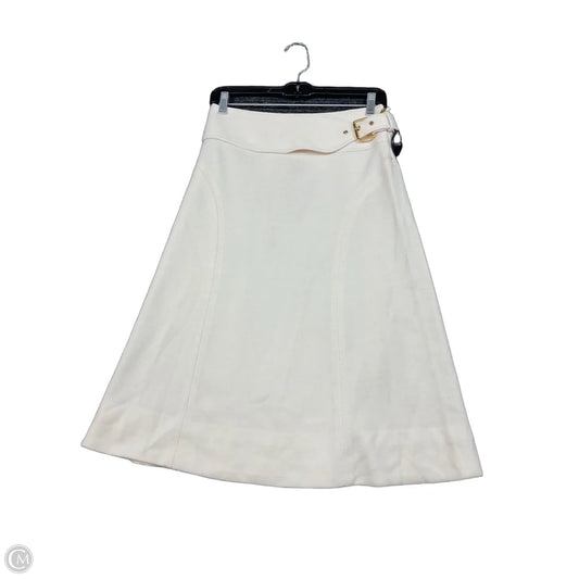 Skirt Designer By Tory Burch In Cream, Size: Xs