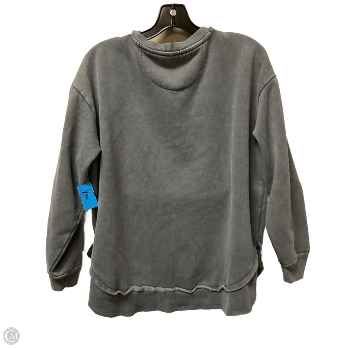 Top Long Sleeve Basic By Simply Southern In Grey, Size: Xl