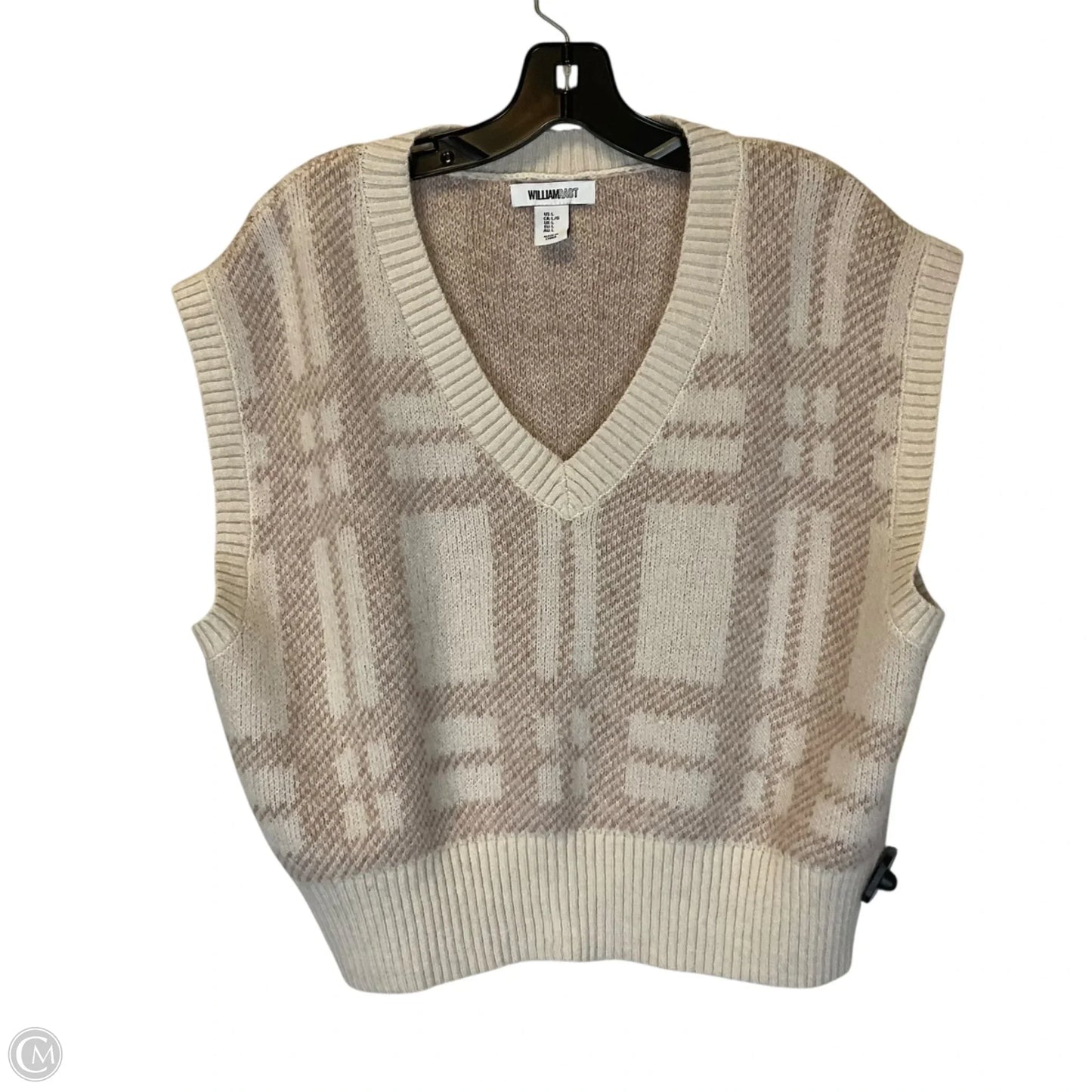 Vest Sweater By William Rast In Beige, Size: L