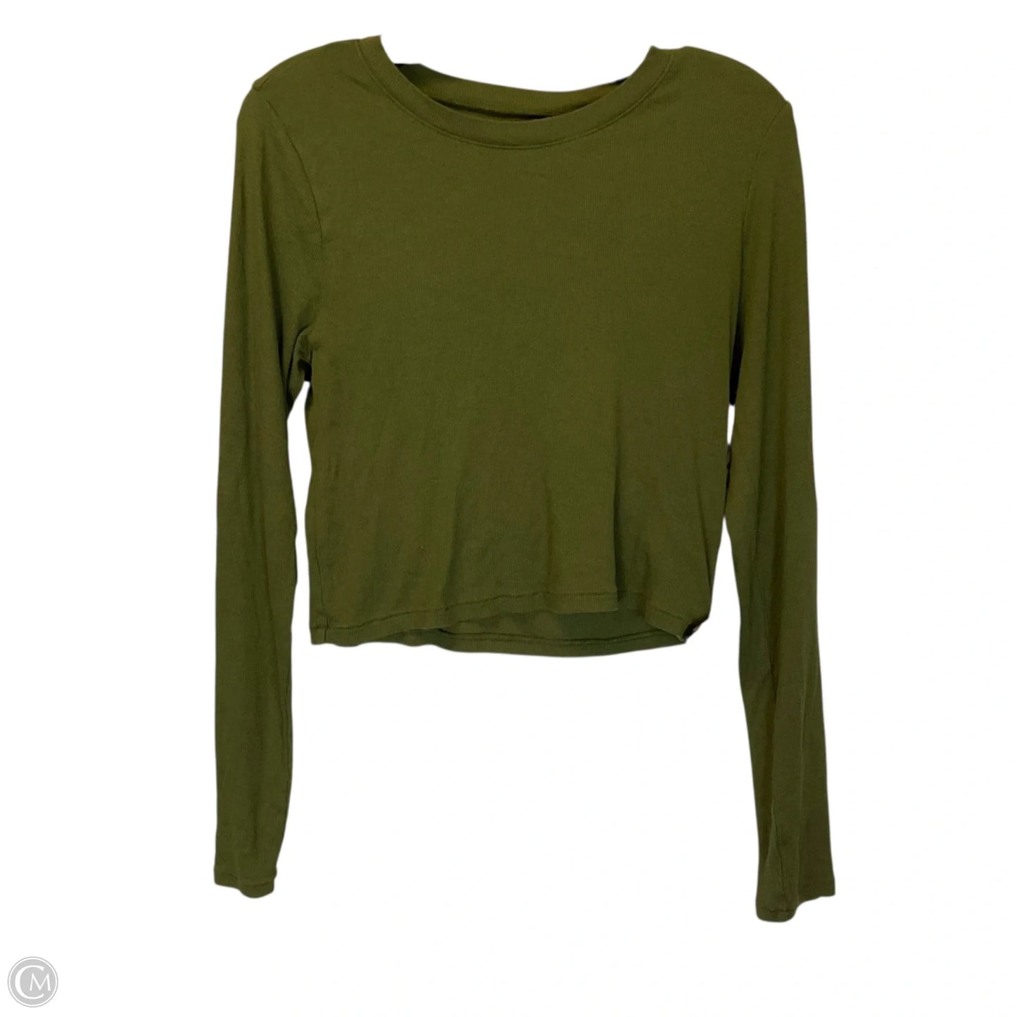 Top Long Sleeve Basic By Madewell In Green, Size: Xl