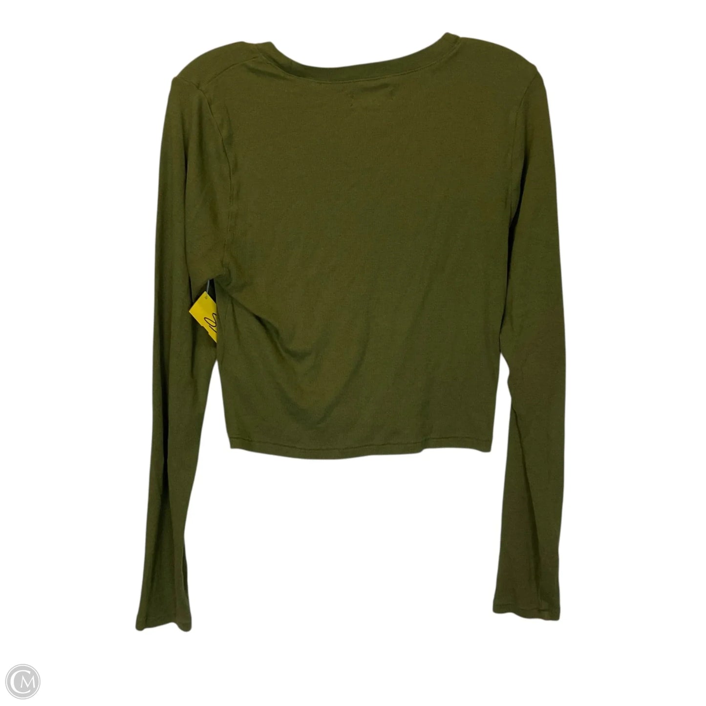 Top Long Sleeve Basic By Madewell In Green, Size: Xl