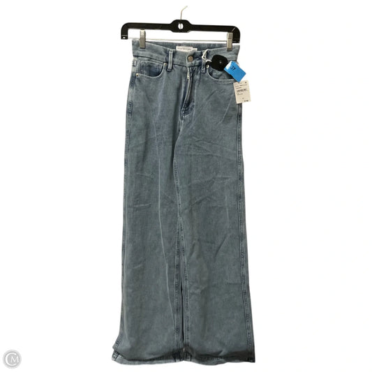 Jeans Wide Leg By Good American In Blue Denim, Size: 0