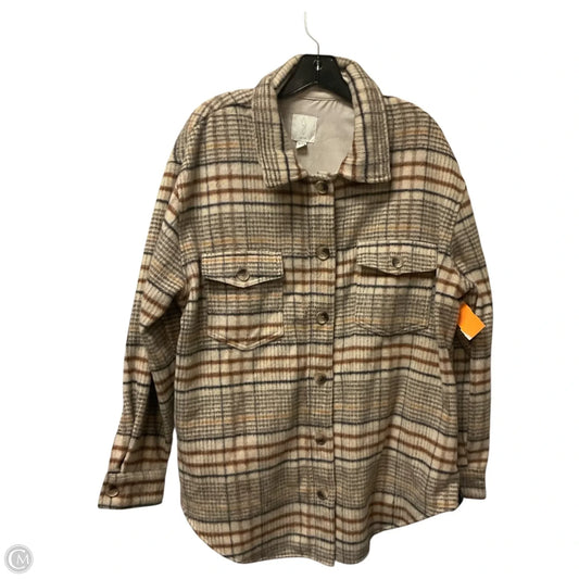 Coat Other By Joie In Plaid Pattern, Size: Xl