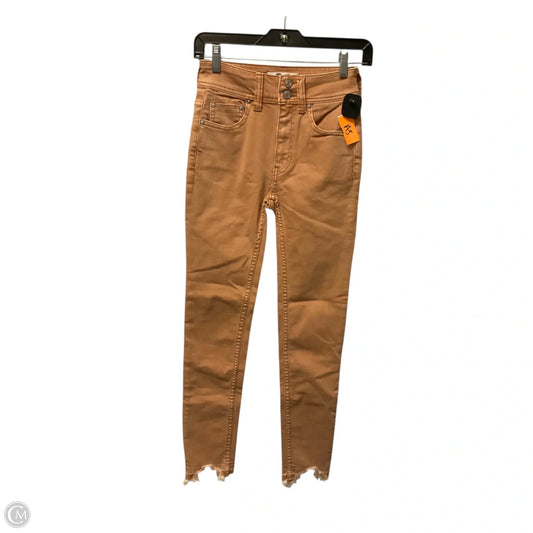 Jeans Skinny By We The Free In Orange Denim, Size: 0