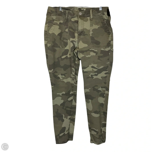 Jeans Straight By Seven 7 In Camouflage Print, Size: 12