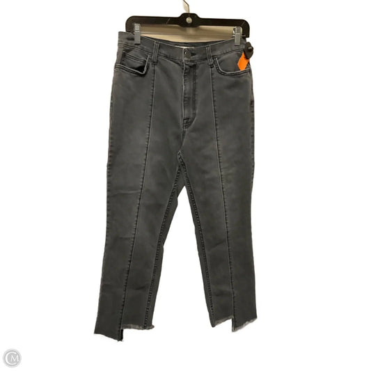 Jeans Straight By Joie In Grey Denim, Size: 8