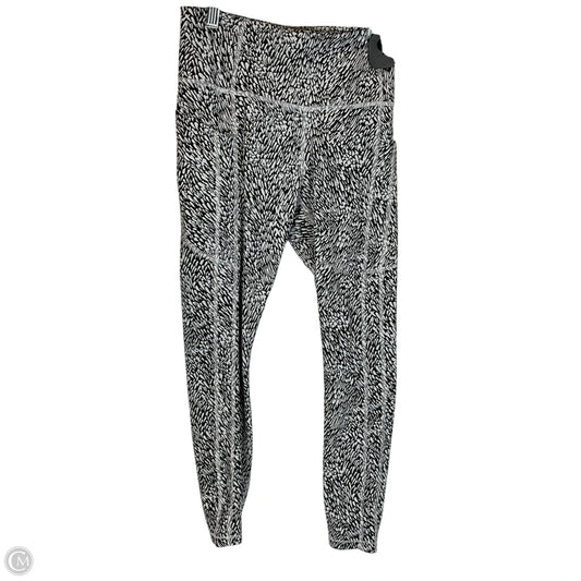 Athletic Leggings Capris By Athleta In Black & White, Size: S